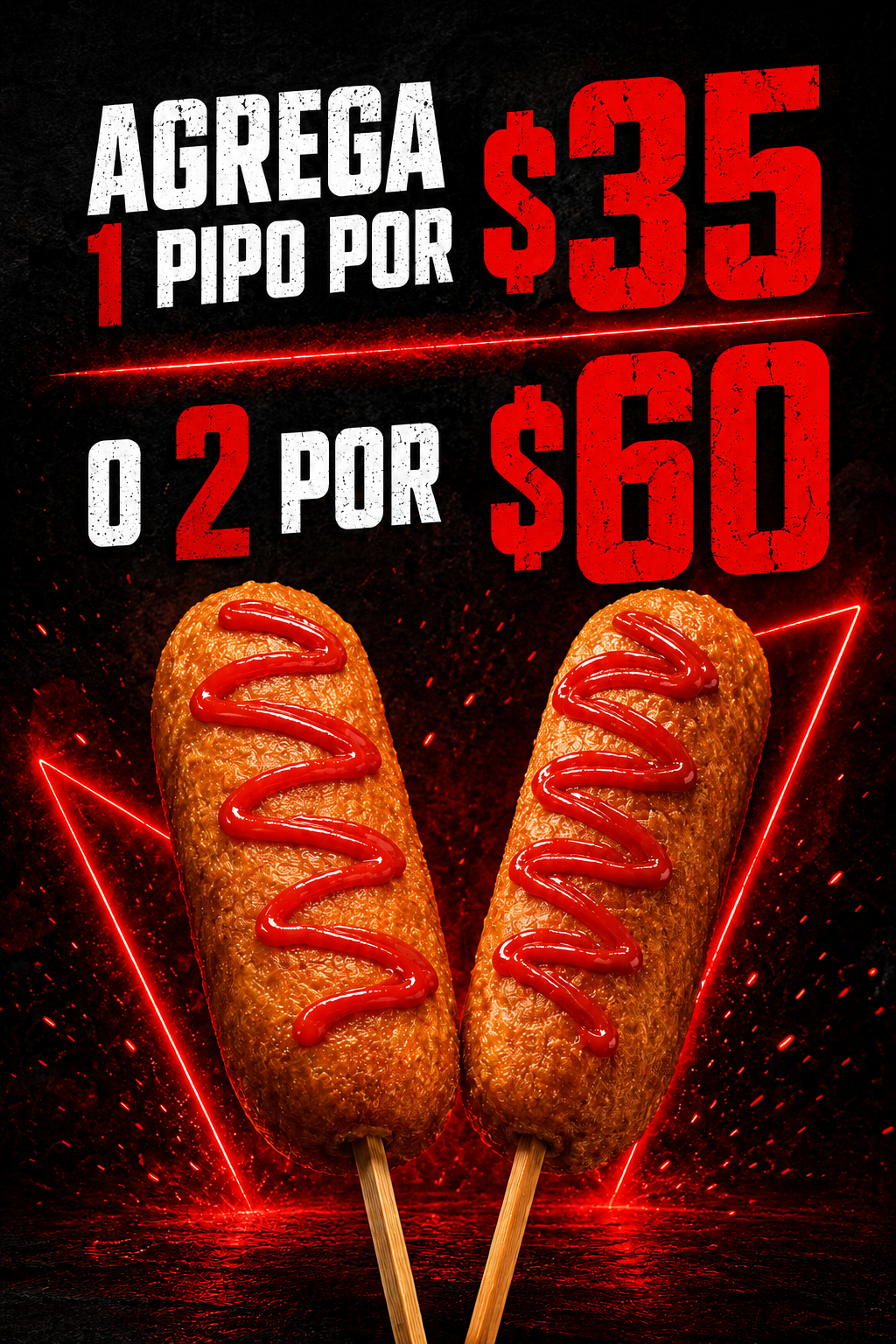 2 pipos por 60