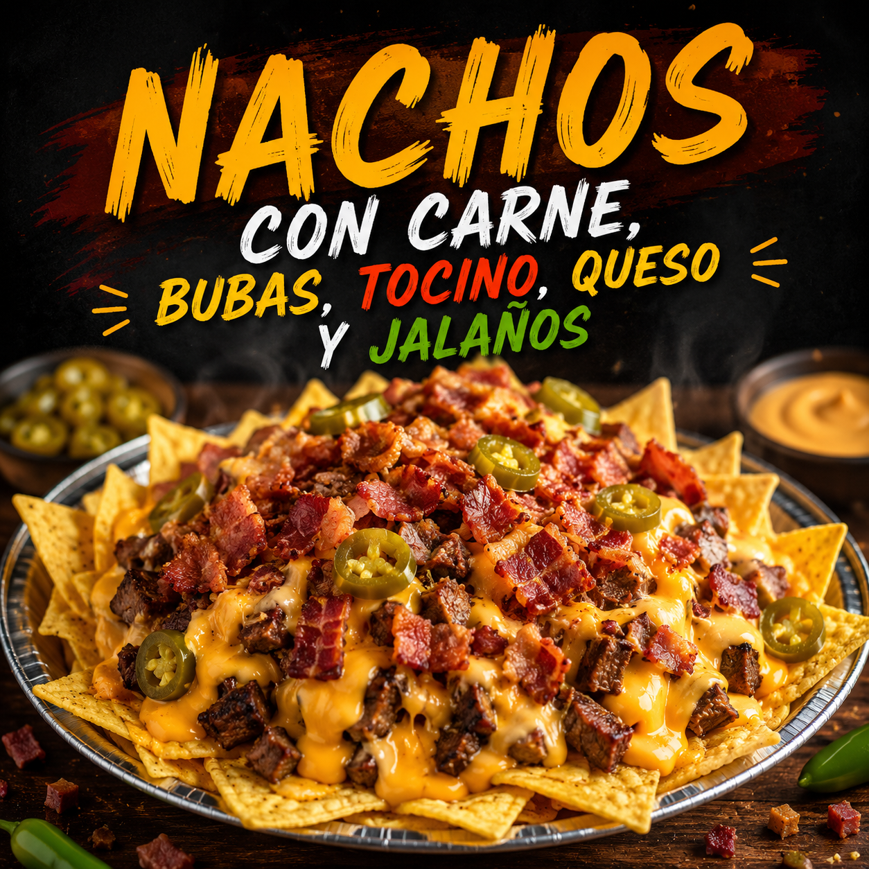 NACHOS CON CARNES